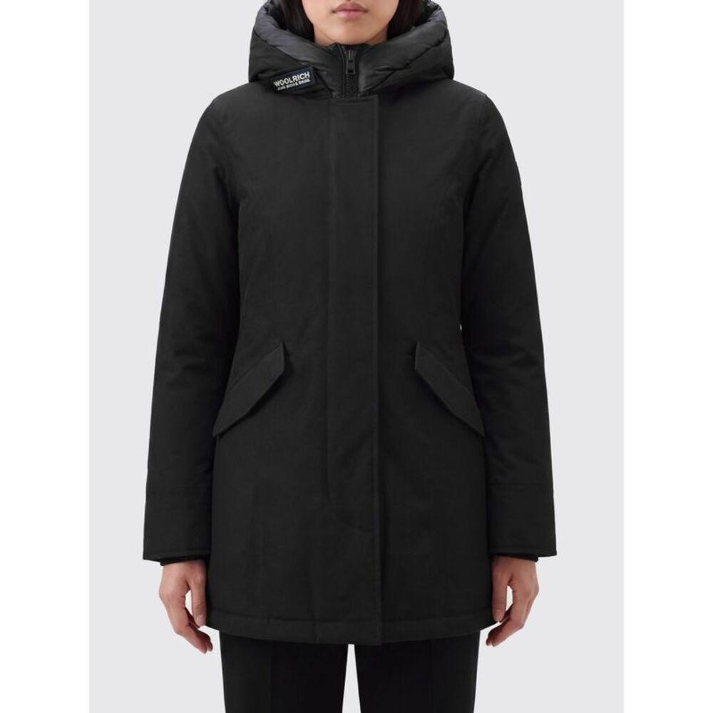 Woolrich Women Woolrich Arctic Cotton And Nylon Parka With Padded Hood